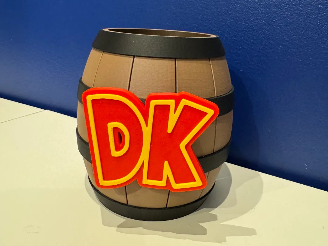 Porta-lápis Barril do Donkey Kong
