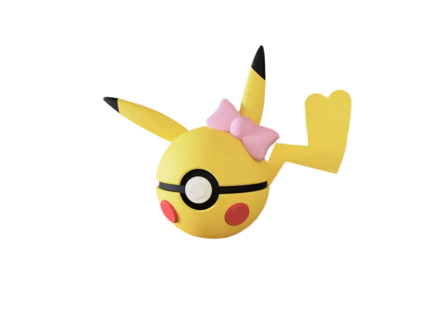 Pokébola Pikachu com laço #025